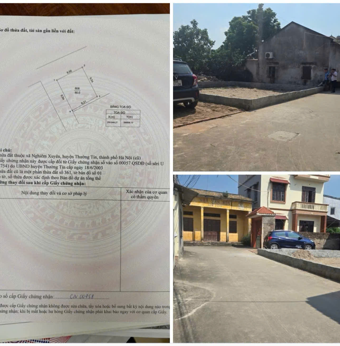 LÔ GÓC 3 MẶT TIỀN – NGHIÊM XUYÊN – MT QUYỀN LỰC 8m