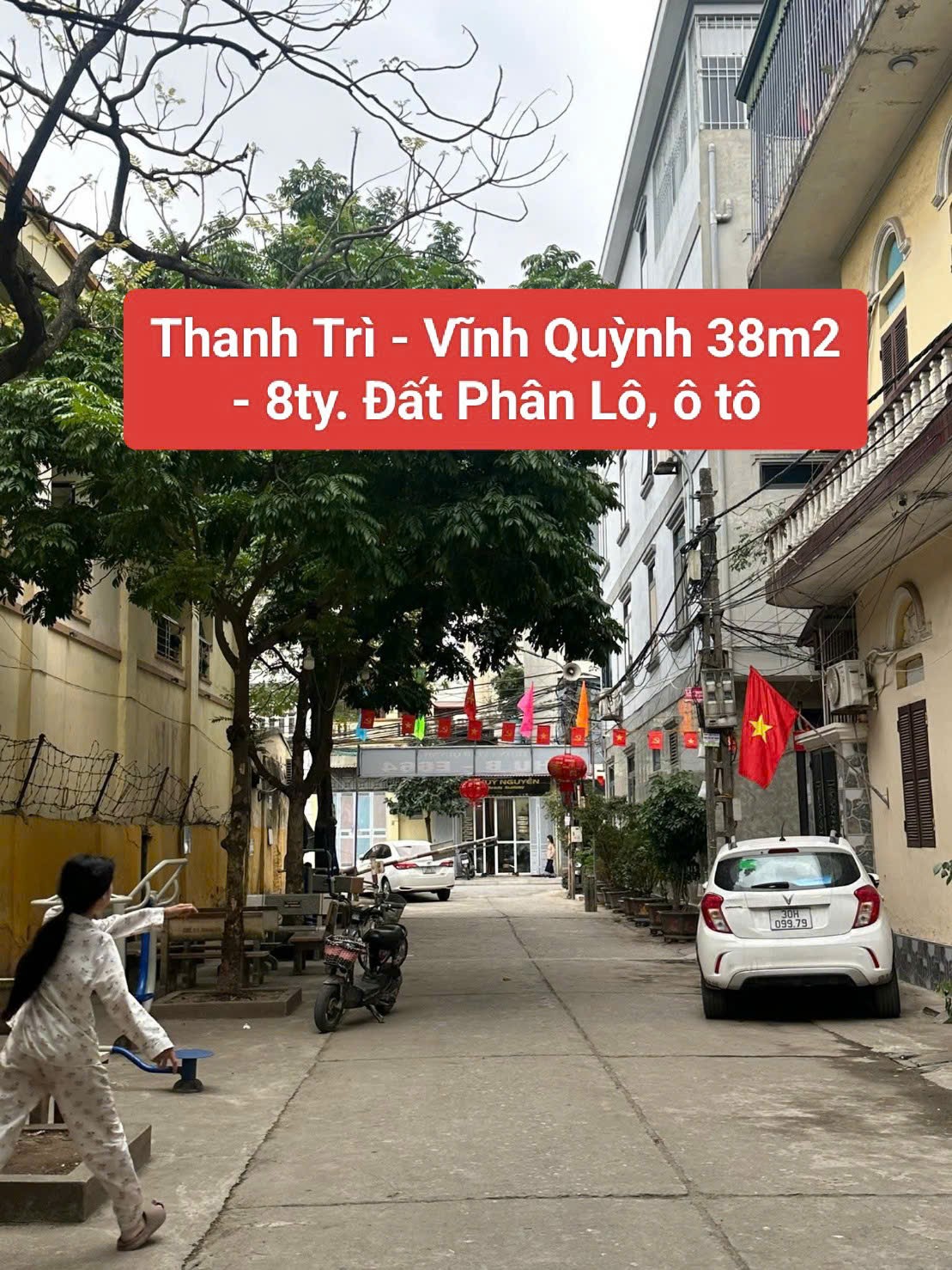 Bán Đất Thanh Trì 38m2 - 8 tỷ phân lô + oto