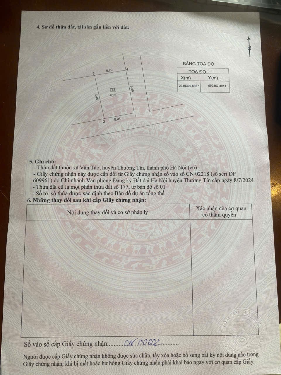 LÔ GÓC - SIÊU TIỀM NĂNG - XÂM ĐỘNG - VÂN TẢO ( nay là xã Hồng Vân)