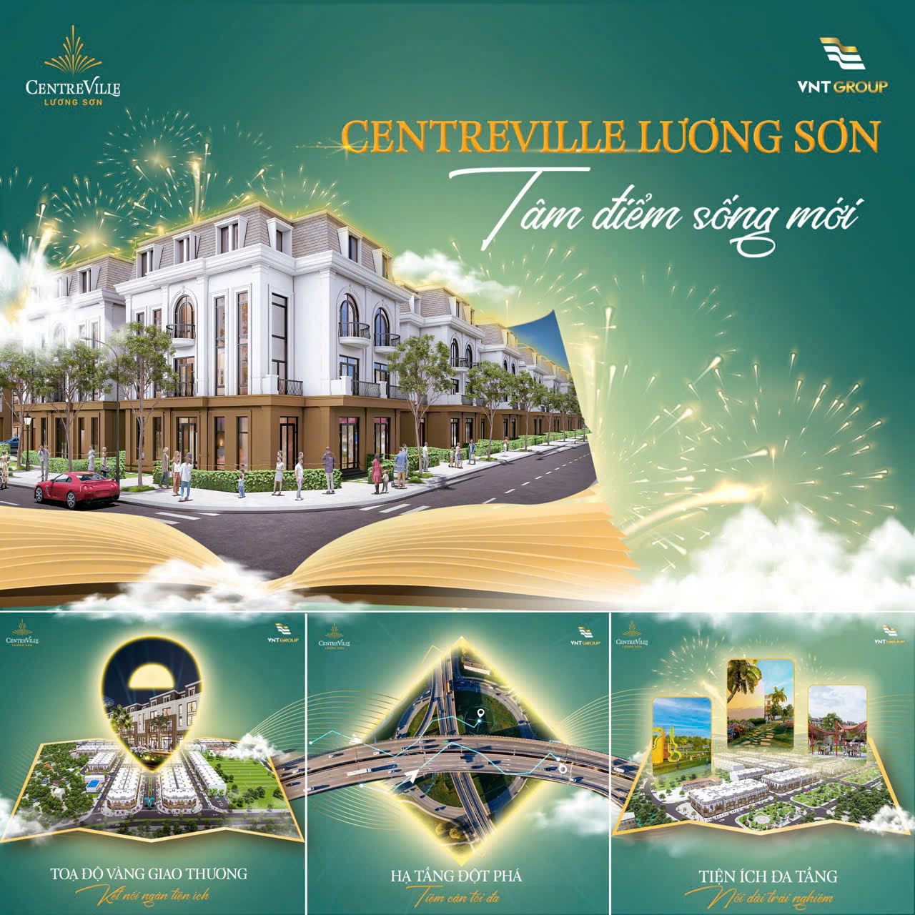 CENTREVILLE LƯƠNG SƠN - KHU ĐÔ THỊ SỐNG CHẤT BẬC NHẤT Ở LƯƠNG SƠN, HÒA BÌNH