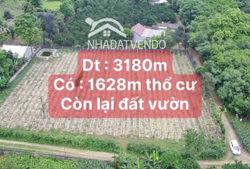 Lô góc 2 mặt tiền tại cao dương - lương sơn -hoà bình