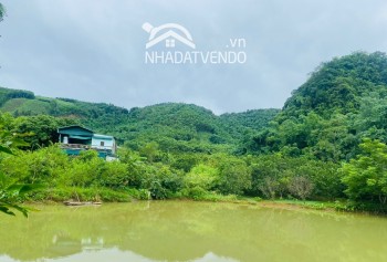 CHỈ CÁCH HÀ NỘI HƠN 60km A/C SỞ HỮU NGAY LÔ ĐẤT SẴN AO, SẴN NHÀ VÀ VƯỜN CÂY ĂN QUẢ CỰC ĐẸP ĐÀ BẮC - HOÀ BÌNH