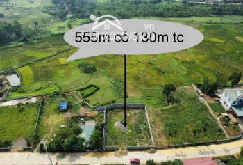 BÁN GẤP LÔ ĐẤT CÓ DT 555m2 (130m2 ONT) VIEW CÁNH ĐỒNG CỰC ĐẸP GIÁ RẺ