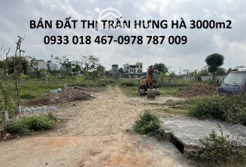 Bán đất thị trấn hưng hà, thái bình 3000m2-6tr/m2-0933 018 467-0978 787 009